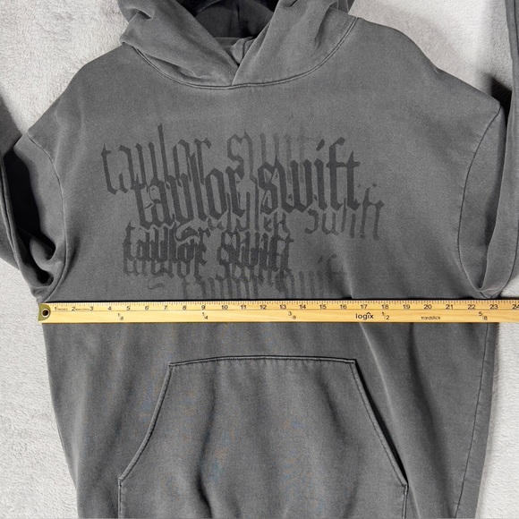 Taylor Swift No Explanation Just Reputation‎ Oversized Hoodie Women's XS/S Gray - Picture 7 of 11